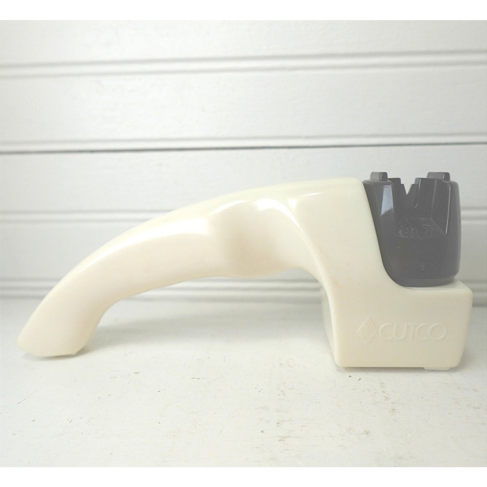 Vintage Cutco Knife Sharpener Hand-held Pre-owned Brown & Beige Made in USA